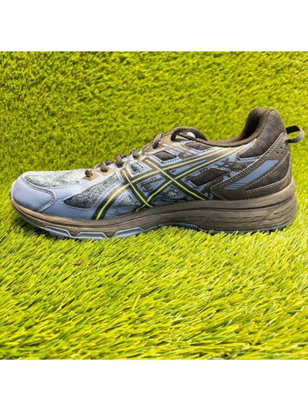 Asics Gel Venture 6 Mens Size 11.5 Blue Black Athletic Running Shoes Sneakers